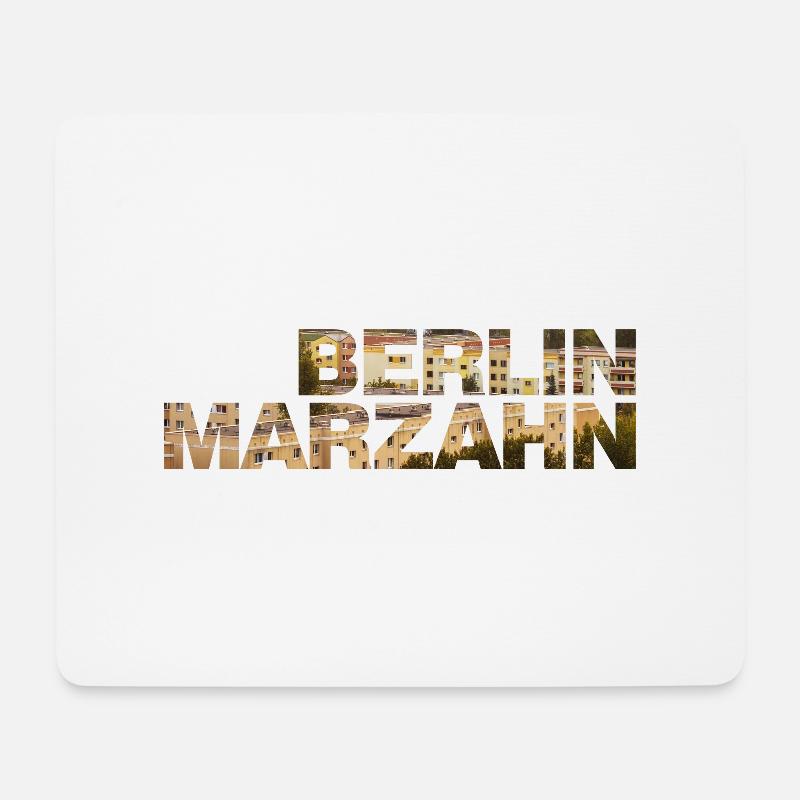 Berlin Marzahn - Mousepad (Querformat) - Weiß