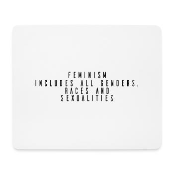 Feminismus - Mousepad (Querformat) - Weiß - Vorne