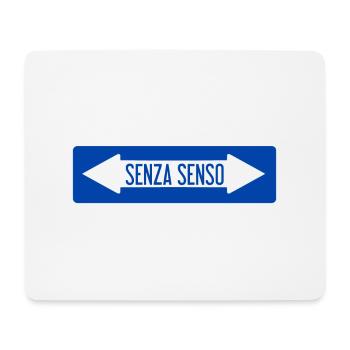 Non-sense road sign - Mouse Pad (horizontal) - white - Front