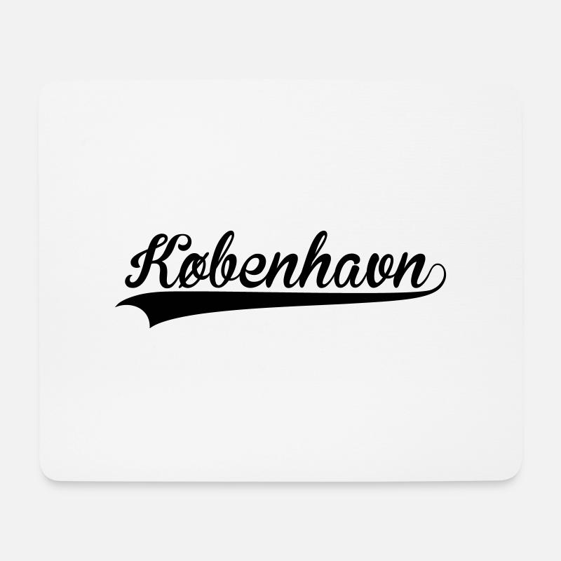 Kopenhagen - Mousepad (Querformat) - Weiß