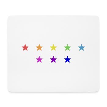 anti pis rainbow - Mouse Pad (horizontal) - white - Front
