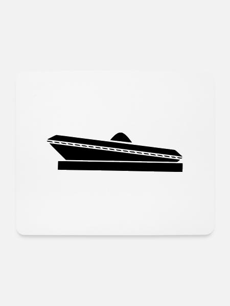 Saucer - Mouse Pad (horizontal) - white