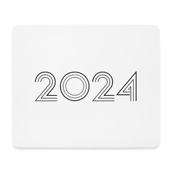 2024 - Mousepad (Querformat) - Weiß - Vorne