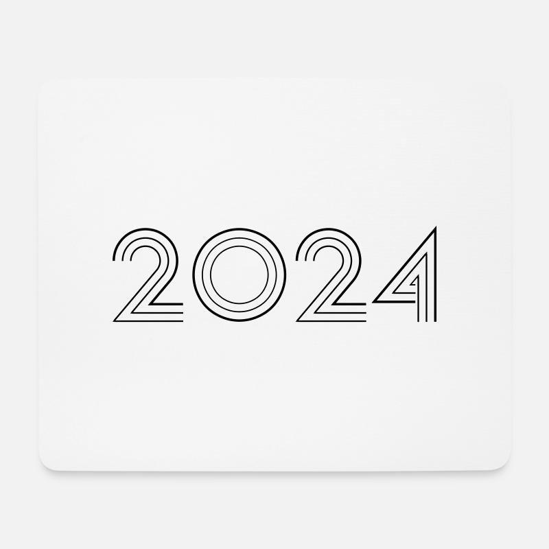 2024 - Mousepad (Querformat) - Weiß