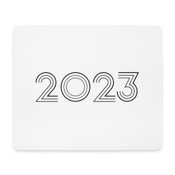 2023 - Mousepad (Querformat) - Weiß - Vorne