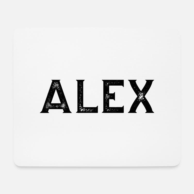 Alex - Mouse Pad (horizontal) - white