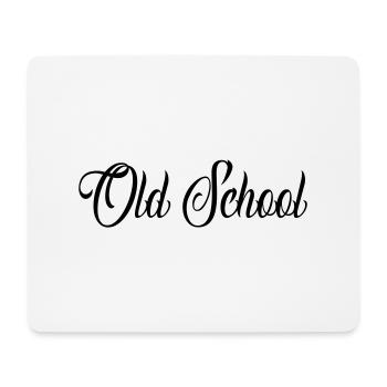 Old School - Mouse Pad (horizontal) - white - Front