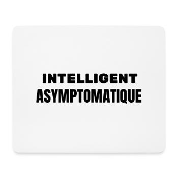 intelligent asymptomatique - Tapis de souris (format paysage) - blanc - Devant
