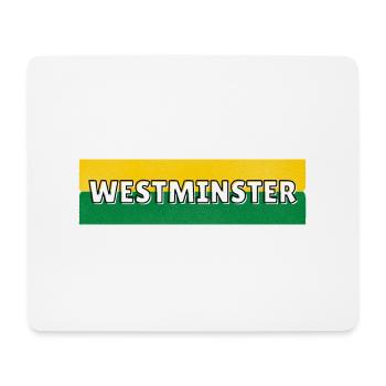 Westminster Station - Mouse Pad (horizontal) - white - Front