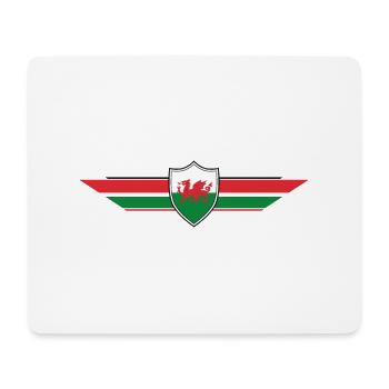 Wales Fan World Cup - Mouse Pad (horizontal) - white - Front