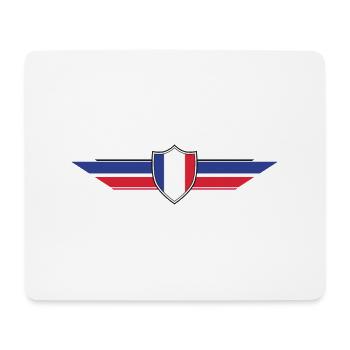 Coupe du monde des supporters de France - Tapis de souris (format paysage) - blanc - Devant