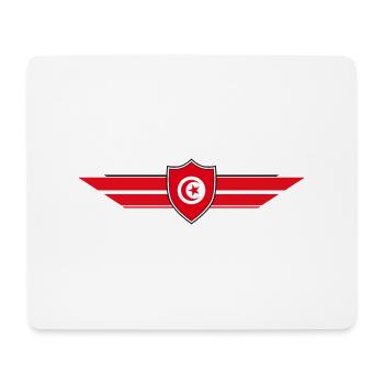 Coupe du Monde des Supporters de Tunisie - Tapis de souris (format paysage) - blanc - Devant