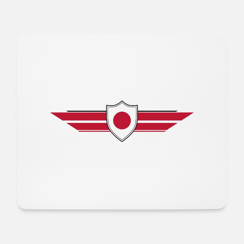 Japan Fan Weltmeisterschaft - Mousepad (Querformat) - Weiß