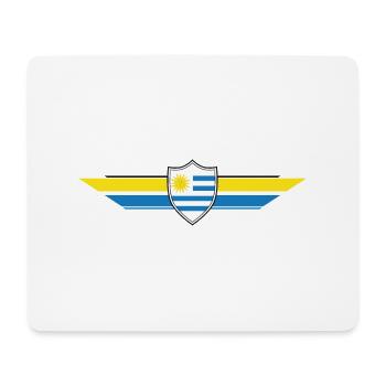 Uruguay Fan Weltmeisterschaft - Mousepad (Querformat) - Weiß - Vorne