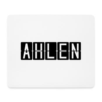 Panneau de l’aéroport d’Ahlen - Tapis de souris (format paysage) - blanc - Devant
