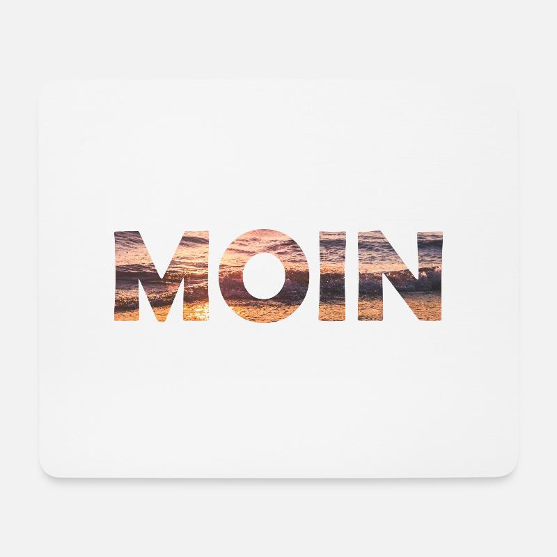 MOIN - Mousepad (Querformat) - Weiß