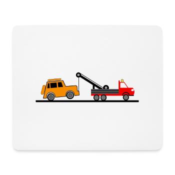Truck - Mousepad (Querformat) - Weiß - Vorne