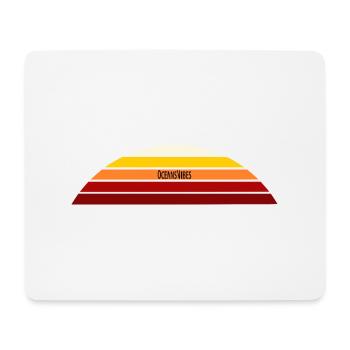 Sonnenuntergang OceansVibes - Mousepad (Querformat) - Weiß - Vorne
