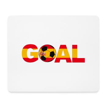 Football Spain Goal - Mouse Pad (horizontal) - white - Front