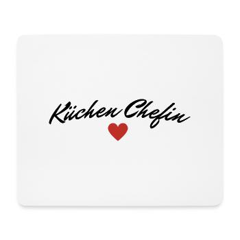 Küchen Chefin Chefin Chefköchin Mama Geschenkidee - Mousepad (Querformat) - Weiß - Vorne