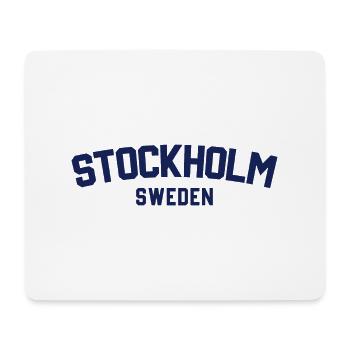 Stockholm Sweden - Mouse Pad (horizontal) - white - Front