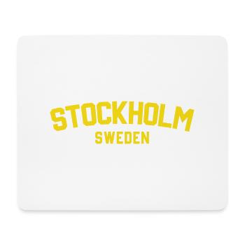 Stockholm Sweden - Mouse Pad (horizontal) - white - Front