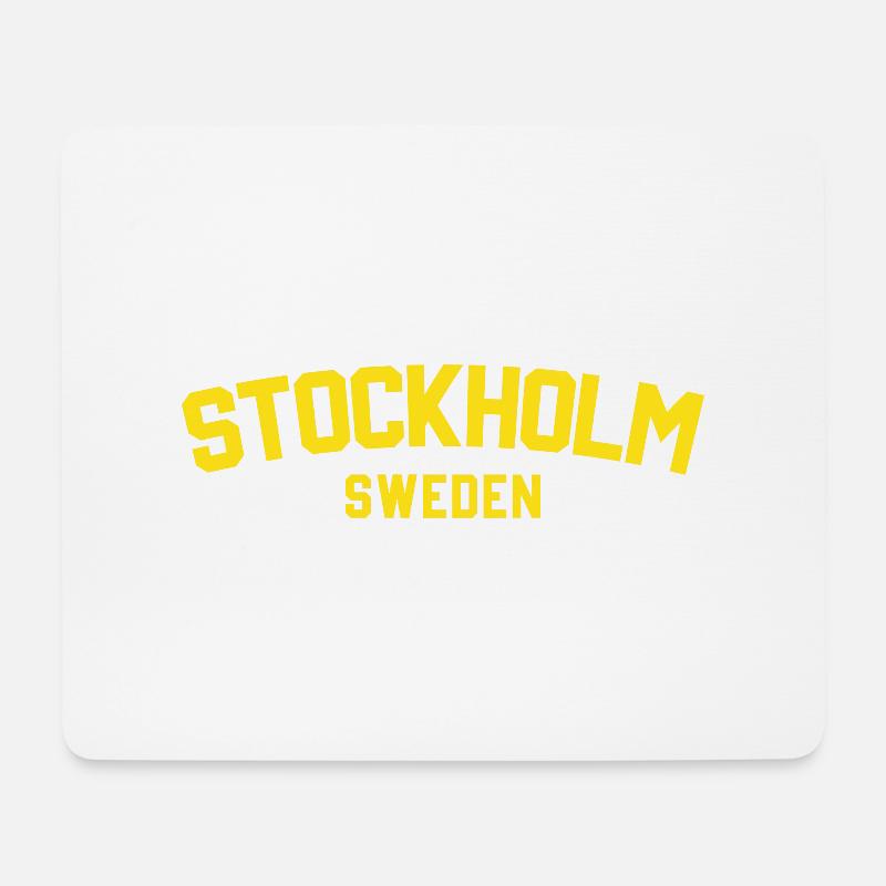 Stockholm, Schweden - Mousepad (Querformat) - Weiß