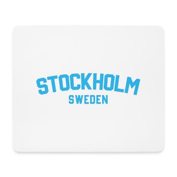 Stockholm Sweden - Mouse Pad (horizontal) - white - Front