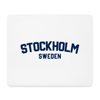 Stockholm Sweden - Mouse Pad (horizontal) - white - Front