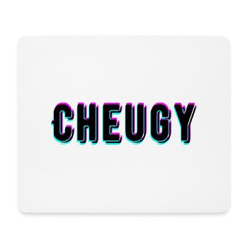 cheugy - Tapis de souris (format paysage) - blanc - Devant