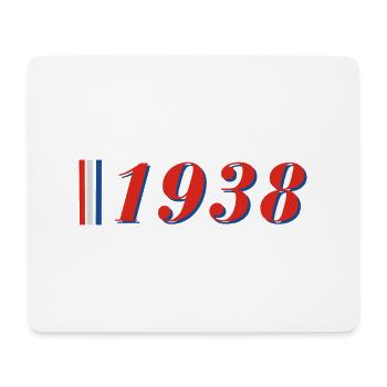 Jahr 1938 - Mousepad (Querformat) - Weiß - Vorne