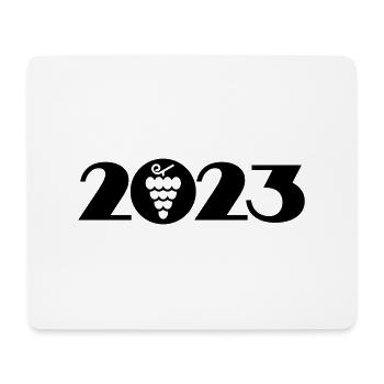 Wein 2023, Weinfest 2023, Weinstock 2023 - Mousepad (Querformat) - Weiß - Vorne