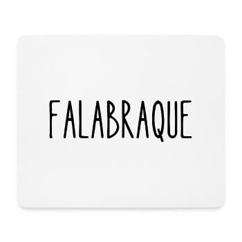 falabraque - Tapis de souris (format paysage) - blanc - Devant