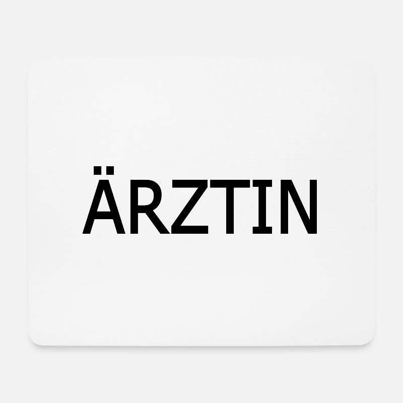 Ärztin - Mousepad (Querformat) - Weiß