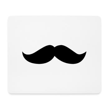 Schnurrbart November - Mousepad (Querformat) - Weiß - Vorne
