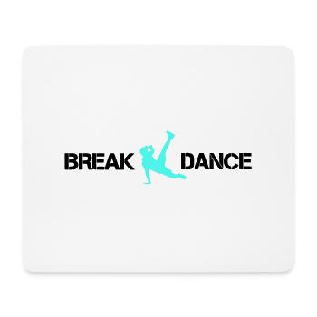 break dance 02 - Mousepad (Querformat) - Weiß - Vorne