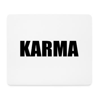 Karma - Mousepad (Querformat) - Weiß - Vorne