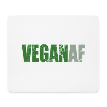 VEGANAF - Mousepad (Querformat) - Weiß - Vorne