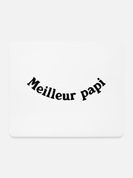 BEST PAPI - Mouse Pad (horizontal) - white