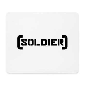 Stempel Soldat Logo Krieg General Freiheitskämpfer - Mousepad (Querformat) - Weiß - Vorne