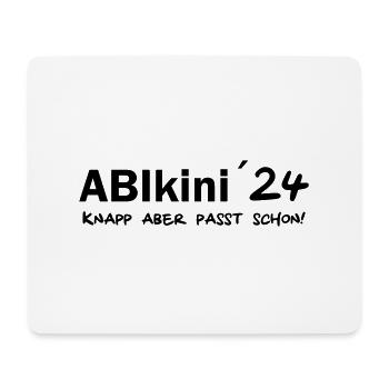 Abikini 24 - Abi Motto 2024 Abitur - Mousepad (Querformat) - Weiß - Vorne