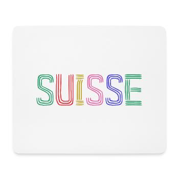 SUISSE. PAYS. GENEVE. HUMOUR. DRAPEAU. GENEVE - Tapis de souris (format paysage) - blanc - Devant