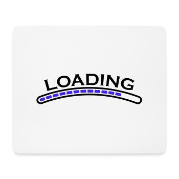 loading ladebalken - Mousepad (Querformat) - Weiß - Vorne