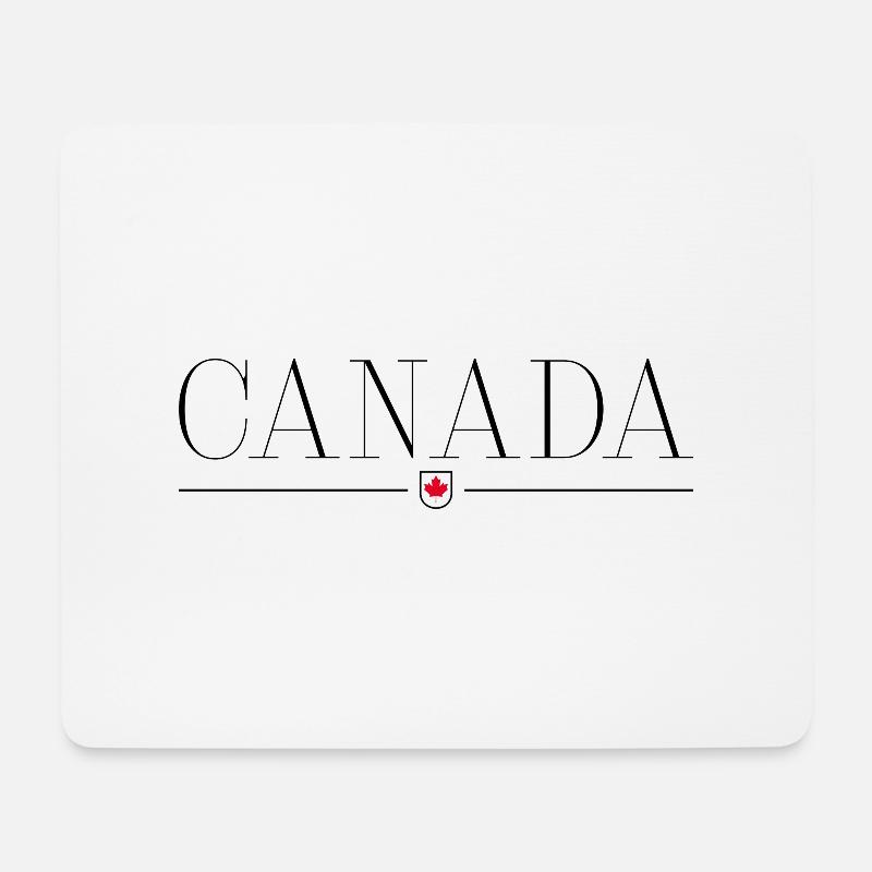 Ich liebe Kanada, Eleganz Stil Design T-Shirt - Mousepad (Querformat) - Weiß