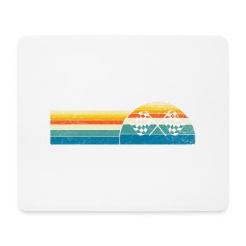 Race Flag Flag Symbol Icon Voitures Illustration - Mouse Pad (horizontal) - white - Front