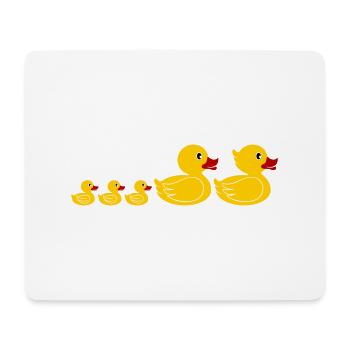 Duck family - Mouse Pad (horizontal) - white - Front