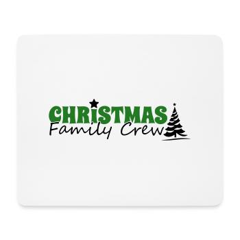 Équipage familial de Noël - Tapis de souris (format paysage) - blanc - Devant