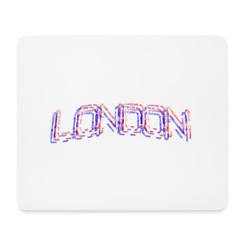 LONDON DREI FARBEN - Mousepad (Querformat) - Weiß - Vorne