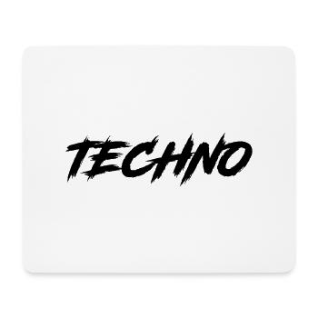 Tenue Techno Festival Raver - Tapis de souris (format paysage) - blanc - Devant