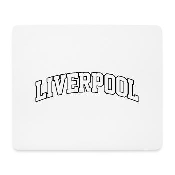 Liverpool-Logo: Britisches College-Design - Mousepad (Querformat) - Weiß - Vorne
